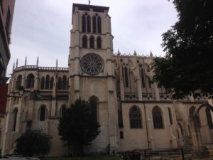 Lyon Cathedral or Cathédrale Saint-Lyon Cathedral or Cathédrale Saint-Jean-BaptisteJean-Baptiste