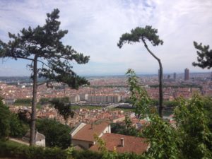 View from La Basilique Notre Dame de Fourvière